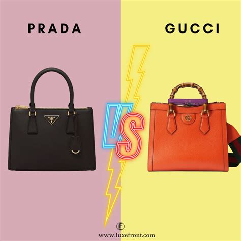 is prada or gucci more expensive|gucci vs prada bags.